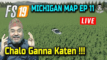 FS19 Michigan Map #11 | Harvesting Sugarcane | Farming Simulator 19