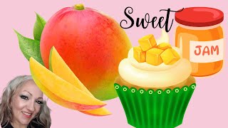 Homeade Mango Jam Cupcakes With Sweet Russian Ercream