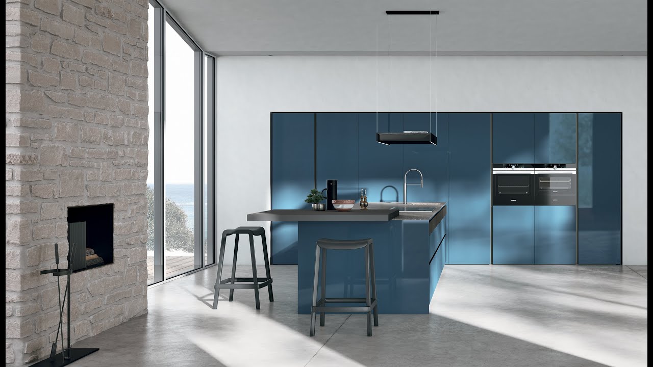 Stosa Cucine 2024 by Formarredo Due - modello Color Trend - YouTube