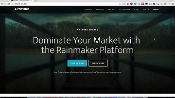 Video background in Altitude Pro
