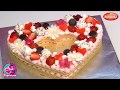 Pastel Tendencia 2018 - Corazón  Decorado para San Valentin - Club de Reposteria