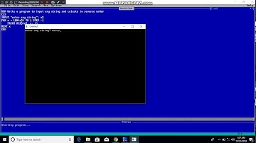how to convert string into reverse using qbasic