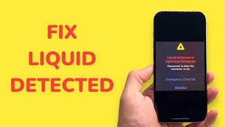 How To Fix Liquid Detected In Lightning Connector?