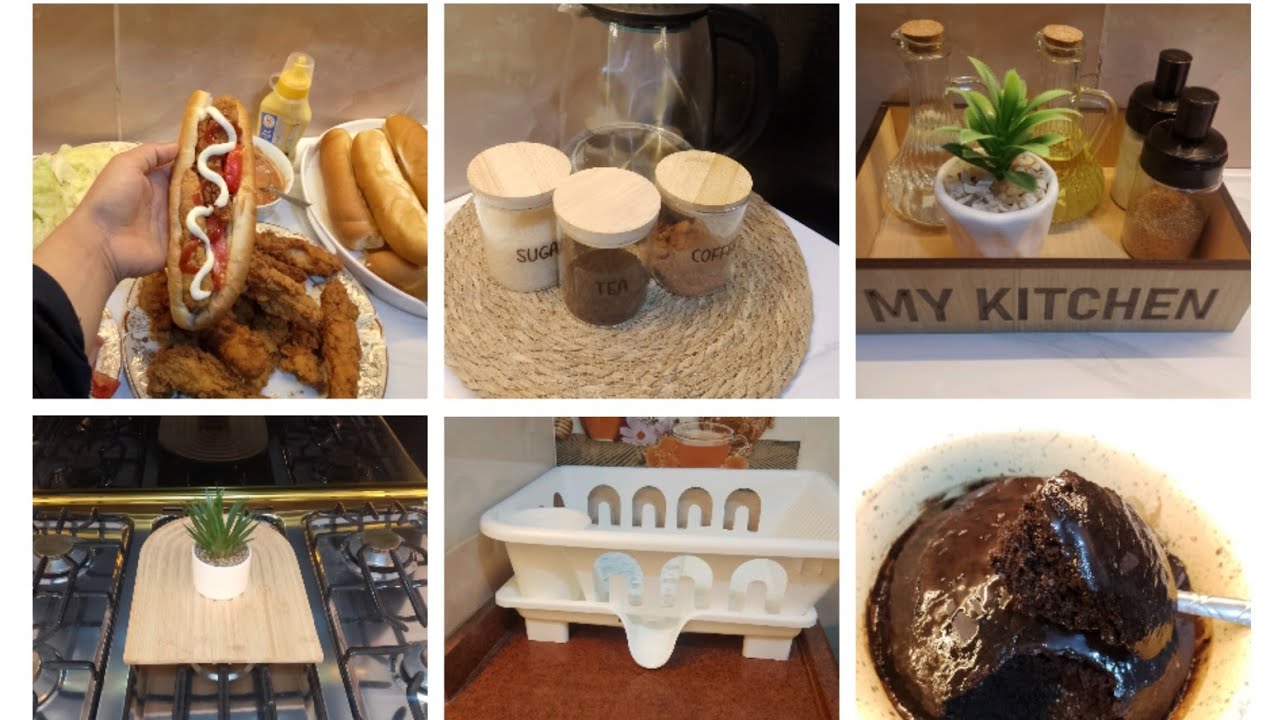 تنضيف المطبخ بالكامل🧽🪣 رص المشتريات الجديدة ونصايح هتفيدك♥🫰🏻قومي اتشجعي معاياا 💪🏻☕