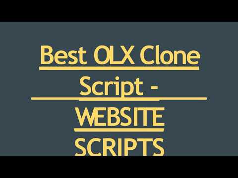 Best OLX Clone Script - WEBSITE SCRIPTS