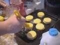 Making Irish Tea Scones in Donegal by a turf fire at Fawn Cottage Malin