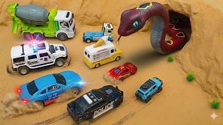Creative Mini Engineering Builds | Police Car Rescue Mini Truck, Mc Queen Escape from the monster