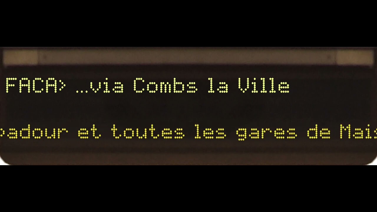 [SIVE Complet] RER D: Melun - Goussainville FACA