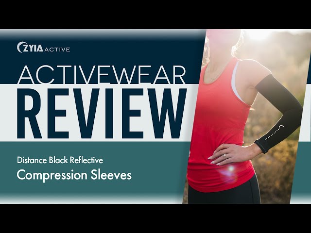 Activewear Review: Distance Black Reflective Compression Sleeves