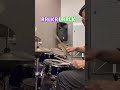 Applying Ash Soan's Linear Phrases to 16th notes in groups of five #drumpractice #drums #drummer