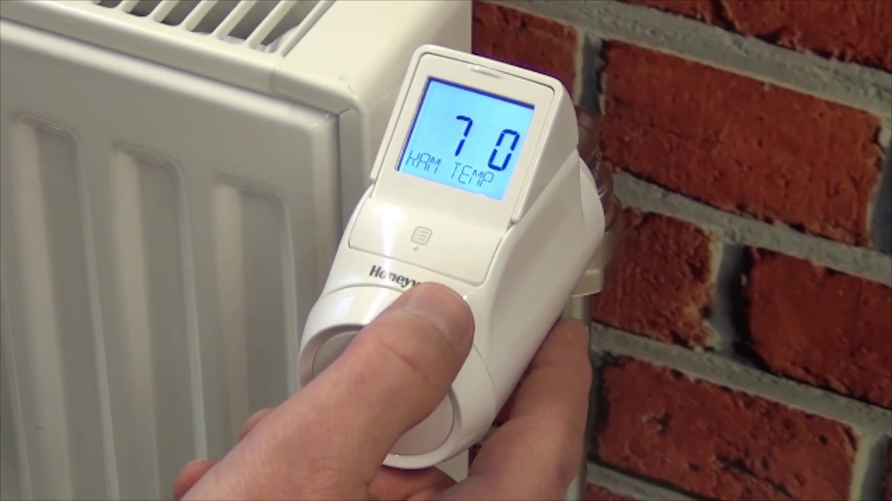 Basisinstellingen HR92 radiatorregelaar Honeywell Home YouTube