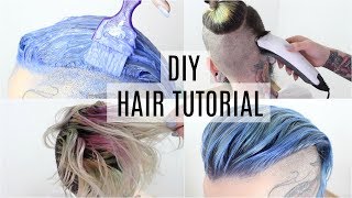 PERIWINKLE HAIR ON MY BOYFRIEND!!