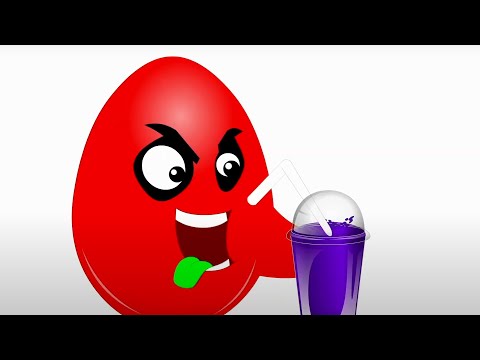Learn Colors With Mystery Eggs, Halloween Cartoon Video For Kids