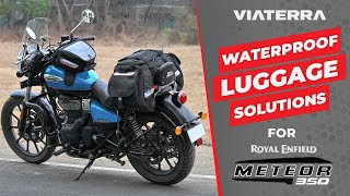 Royal Enfield Meteor 350 Touring Setup | Waterproof Luggage | Tank bags & Tailbags | ViaTerra Gear