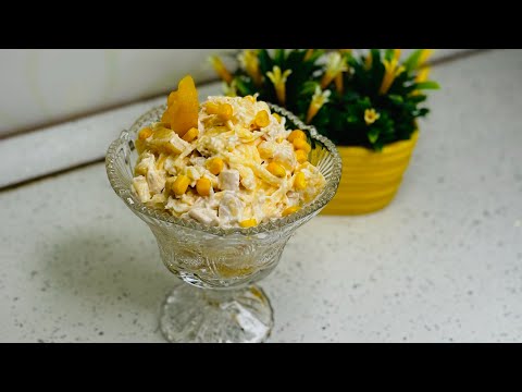 НЕВЕРОЯТНО ВКУСНЫЙ САЛАТ «ДАМСКИЙ КАПРИЗ»! Нежный, легкий, сочный.