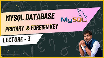 SQL lecture - 3 | MySQL Primary & Foreign Key | NMD Pvt Ltd