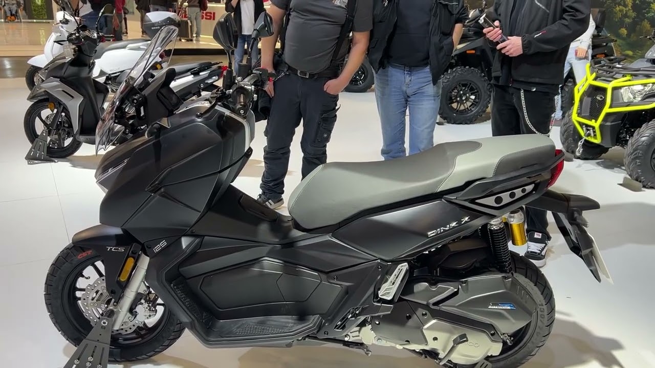 Обзор Kymco Dink X 125 2026 года | EICMA 2025 Единственный скутер для приключений с плоским полом!