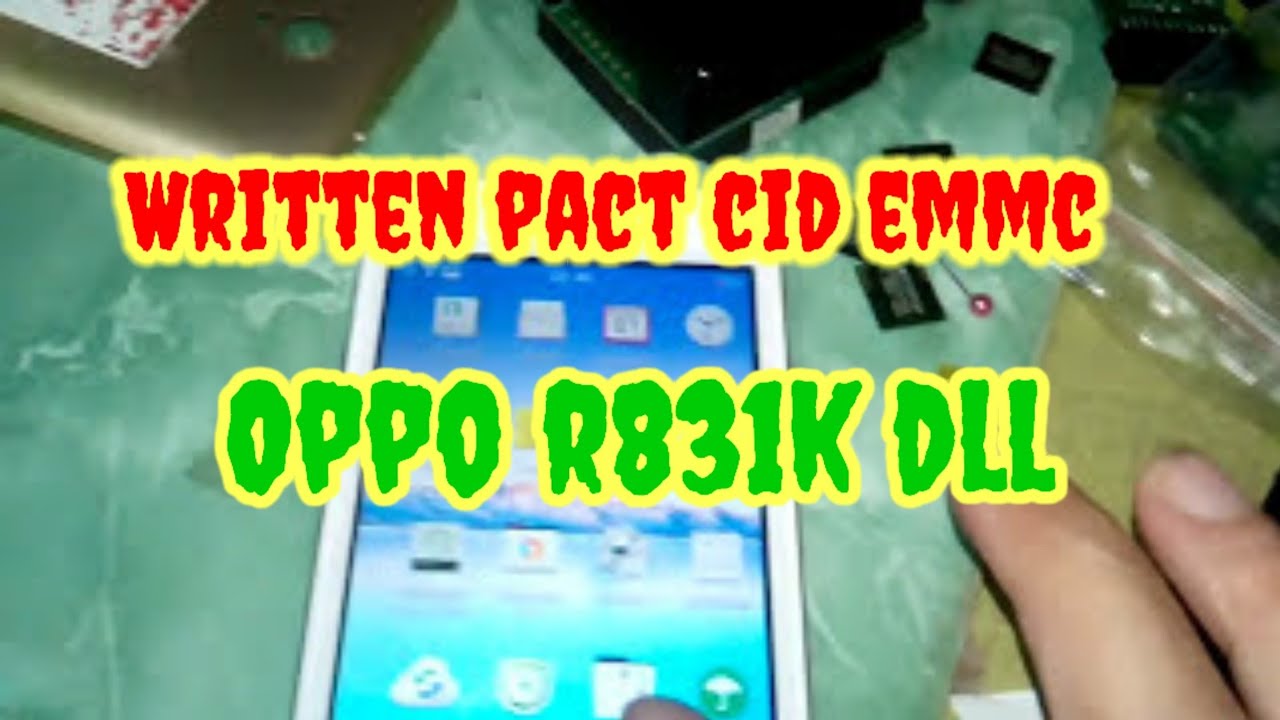 Contoh cara yg benar Write pact CID di OPPO A11W supaya 