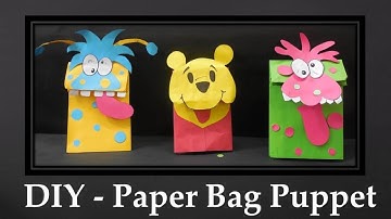 DIY - How to make Paper Bag Puppet
