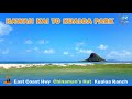 Hawaii Kai to Kualoa Park | Chinaman's Hat | Fantastic East Coast Hwy | GoPro 4K | 🌴 Hawaii Driving