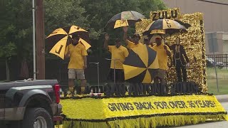 Parade takes place in celebration of Juneteenth