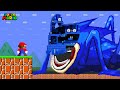 Super Mario Bros. But Mario Escapes the Giant Shin Sonic Maze Mayhem | Game Animation