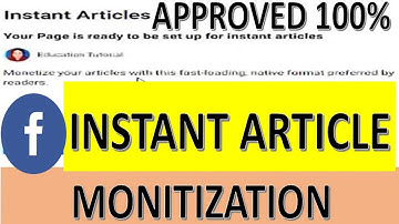 Facebook Instant Articles Complete Setup 2021 Bangla-Production RSS