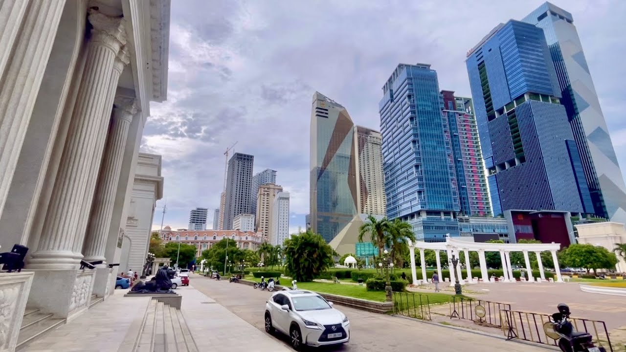 Phnom Penh Driving Tour Street View 2023 - Cambodia 2023