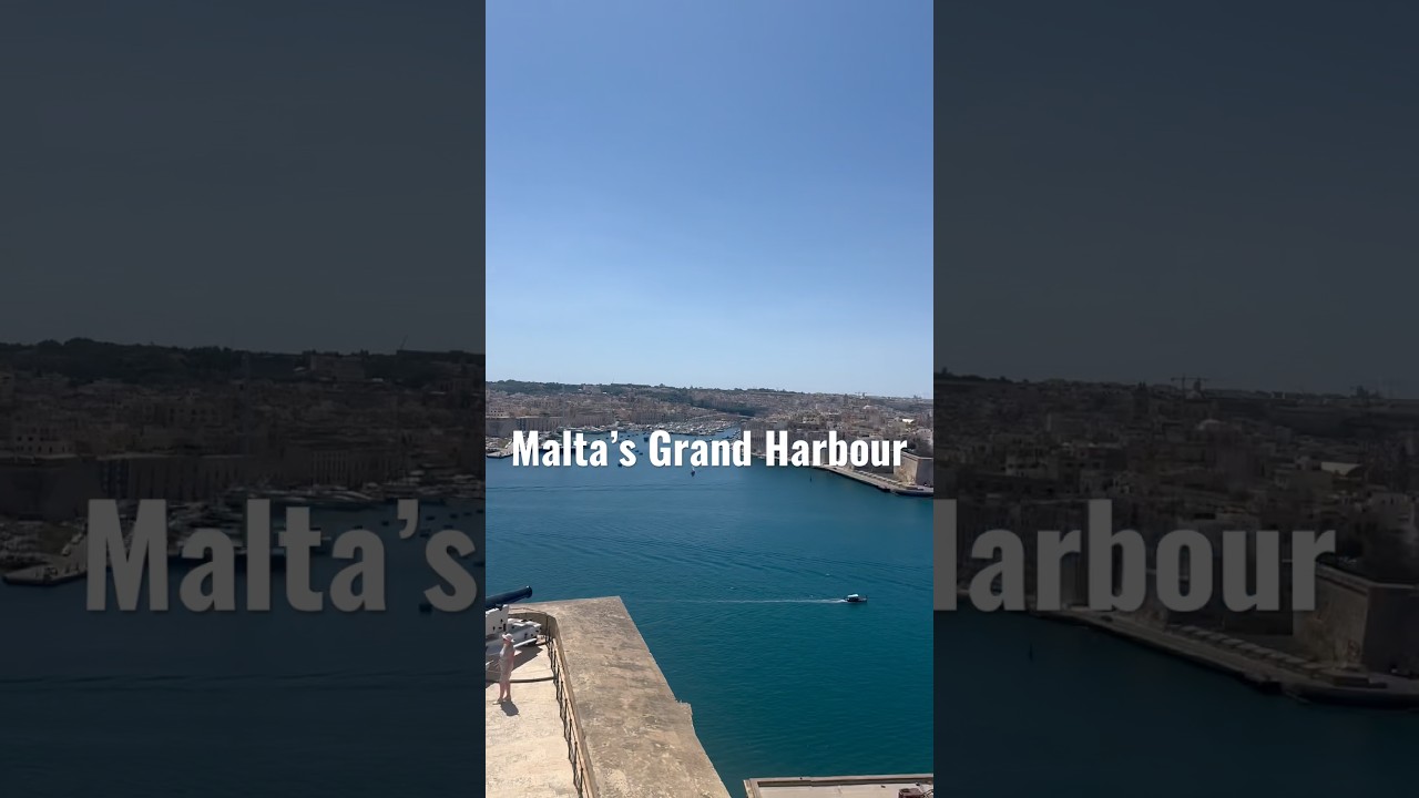 Malta’s Grand Harbour, including the cruise ships and historic waterfront. #GrandHarbour #Valletta