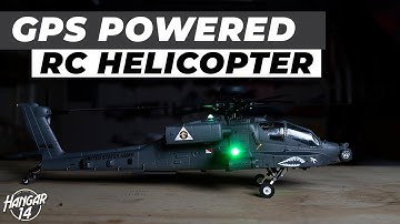 This RC Helicopter Uses GPS! - YU XIANG AH-64 Apache Flight and Review