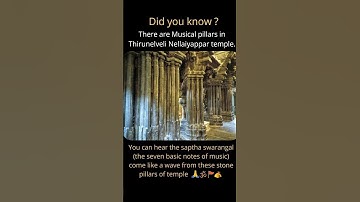 Unsolved Mystery Of Musical Pillars In (Tirunelveli, Tamilnadu) #shorts #viral #india #indian #hindu