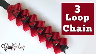 3 Loop Homecoming Mum Chain Homecoming Mum Braid