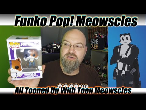 Funko Pop! Meowscles Fortnite Figure Unboxing and Toon Meowscles