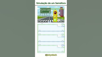 Simulação do Semáforo em Ladder. #automation #clp #plc #programming
