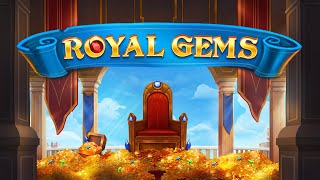 Royal Gems Brand New Red Tiger Slot Demo Gameplay screenshot 1
