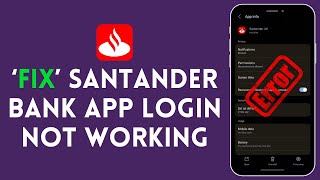Santander Bank App Login Error 2024 | How To Fix Santander Bank App Won't Let Me Log In (Solved) Profile