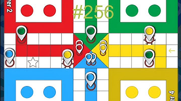 Tricks and Tips Ludo King 👑| How to Win Ludo King 4 players gameplay | Ludo king #256 #gameplay