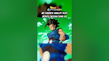 My favorite Shallot fight intros/interactions in Dragon Ball Sparking Zero