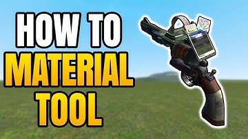 GMod - How To Change Material Of Props | How To Use The Material Tool In Garry