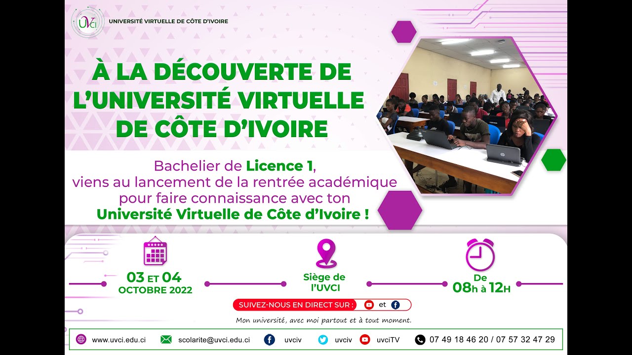 A LA DÉCOUVERTE DE L'UNIVERSITÉ VIRTUELLE DE CÔTE D'IVOIRE