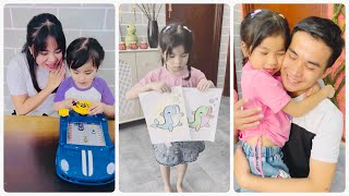 Poor Daughter vs Bad Mother vs Super Daddy 😢💋👧🏻 New Video #shorts By Linh Nhi Su Hao
