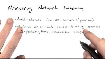 Minimizing latency - Mobile Web Development