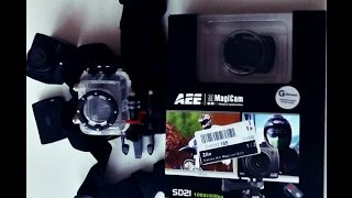 AEE magicam SD21 unboxing - YouTube