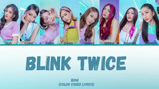 Bini blink Twice S color Coded S