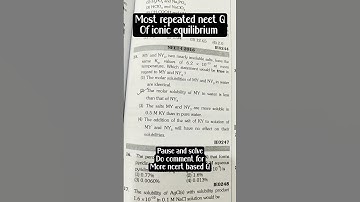 most repeated Q of ionic equilibrium #neet2024 #chemistry #jeemain2024 #shorts  #ionicequilibrium