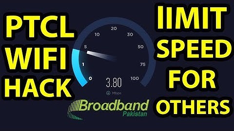 How to Limit WiFi Speed for others on PTCL router | Control Bandwidth via PTCL Modem [URDU]
