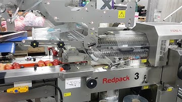 Redpack Flowpack punnet and trayless apples