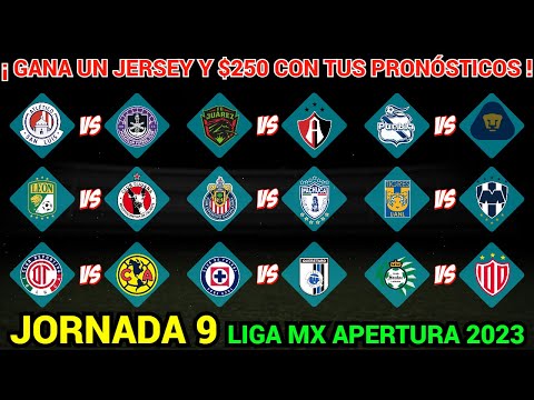 PRONÓSTICOS LIGA MX Jornada 9 APERTURA 2023 @Dani_Fut