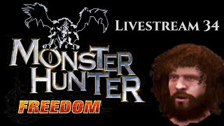 Monster Hunter 1 Freedom - Woe is Khezu - Livestream 34