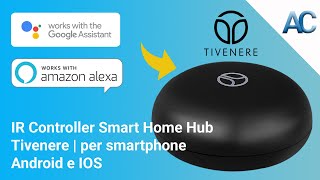 IR Controller Smart Home Hub Tivenere Telecomando Universale Wifi a Infrarossi Compatibile con Alexa e Google Home per Smartphone Android e IOS IR Smart Device Intelligente Certificato CE /& ROHS